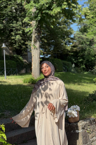 SOMA ABAYA BEIGE | 2 - Teiler